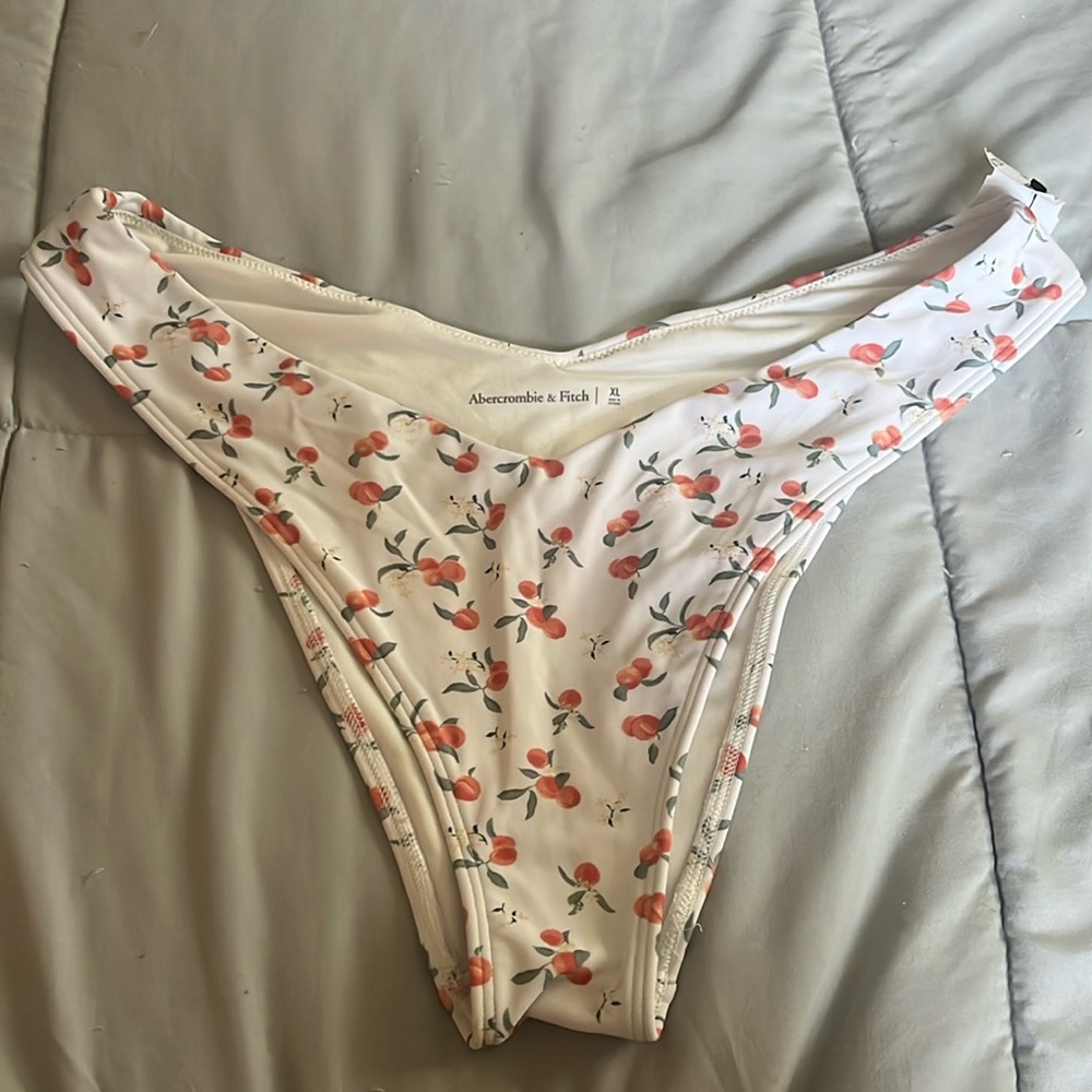 Abercrombie & Fitch Peach Cheeky Bikini Bottom